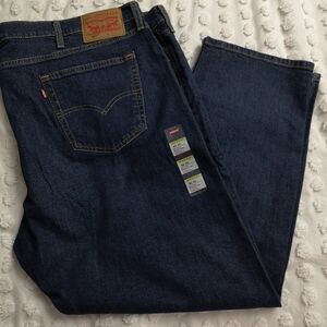 Levi’s Men's 502 Taper Flex Big & Tall Jeans 50x30 Dark Wash